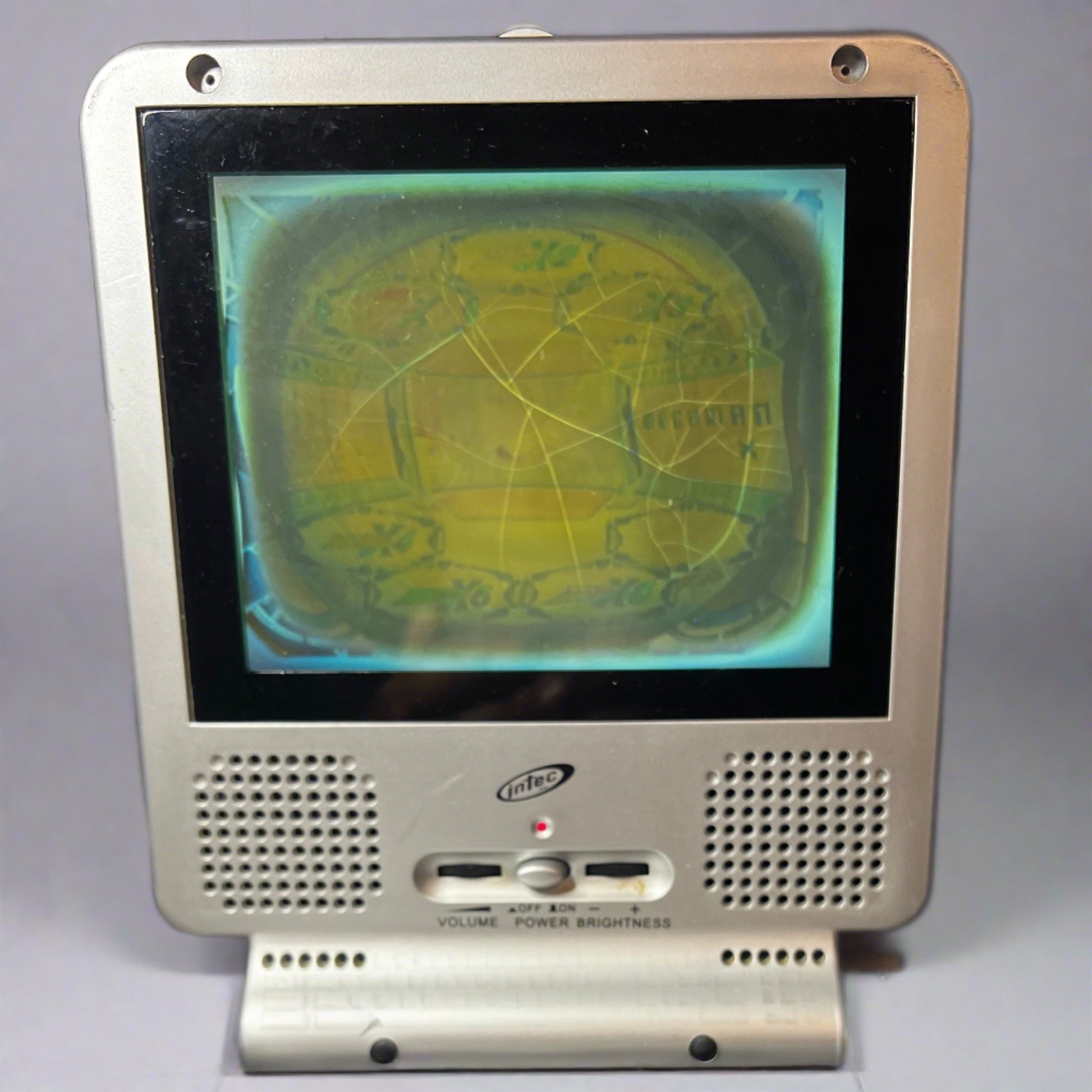 old damaged LCD display