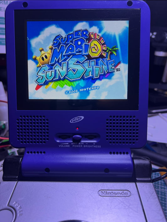 GameCube Intec Mobile Screen - Upgraded Screen New Lens NO Logo
