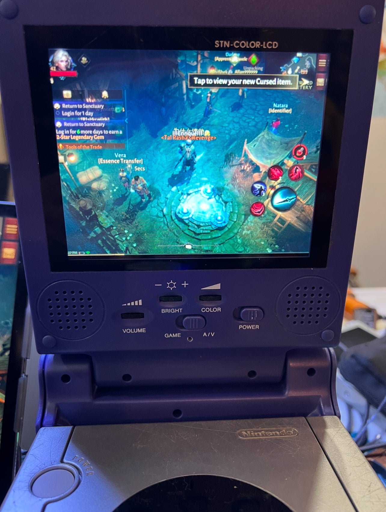 Upgraded GameCube HipGear Screen